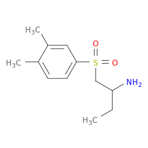 1-(3,4-Dimethylbenzenesulfonyl)butan-2-amine