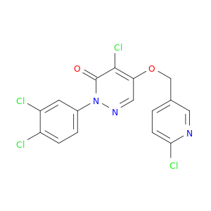 3(2H)-Pyridazinone,4-chloro-5-[(6-chloro-3-pyridinyl)methoxy]-2-(3,4-dichlorophenyl)-