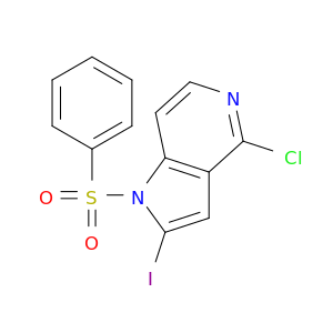4-氯-2-碘-1-(苯基磺酰基)-1H-吡咯并[3,2-c]吡啶