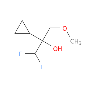 2-cyclopropyl-1,1-difluoro-3-methoxypropan-2-ol