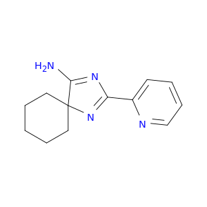 1,3-Diazaspiro[4.5]deca-1,3-dien-4-amine, 2-(2-pyridinyl)-