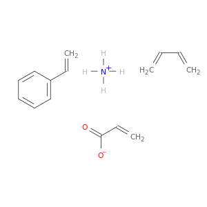 2-丙烯酸,具有1,3-丁二烯和乙苯苯,铵盐的聚合物
