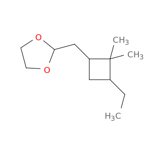 1,3-Dioxolane, 2-[(3-ethyl-2,2-dimethylcyclobutyl)methyl]-