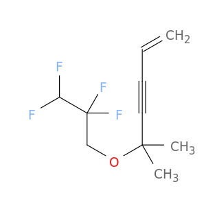 1-Hexen-3-yne, 5-methyl-5-(2,2,3,3-tetrafluoropropoxy)-