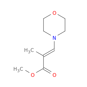 2-Propenoic acid, 2-methyl-3-(4-morpholinyl)-, methyl ester, (E)-