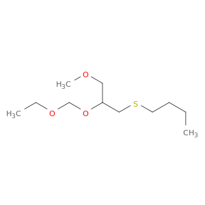 Butane, 1-[[2-(ethoxymethoxy)-3-methoxypropyl]thio]-
