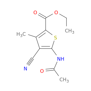 5-(乙酰氨基)-4-氰基-3-甲基-2-噻吩羧酸乙酯