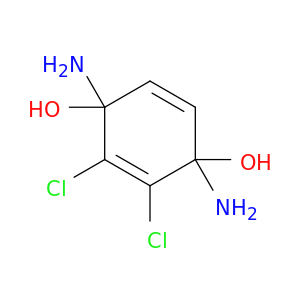 2,5-Cyclohexadiene-1,4-diol, 1,4-diamino-2,3-dichloro-
