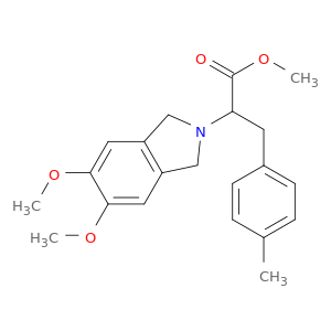 Methyl 2-(5,6-dimethoxyisoindolin-2-yl)-3-(p-tolyl)propanoate