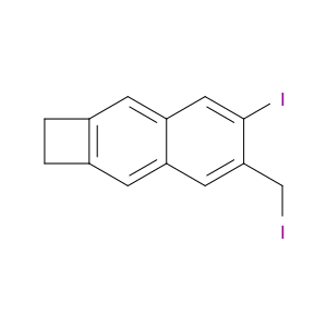 Cyclobuta[b]naphthalene, 1,2-dihydro-5-iodo-6-(iodomethyl)-