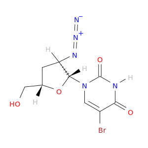 Uridine,2'-azido-5-bromo-2',3'-dideoxy- (9CI)