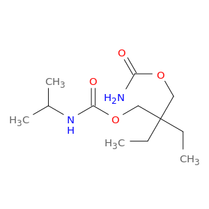 2-[(carbamoyloxy)methyl]-2-ethylbutyl isopropylcarbamate