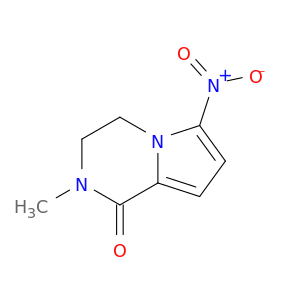 Pyrrolo[1,2-a]pyrazin-1(2H)-one, 3,4-dihydro-2-methyl-6-nitro-