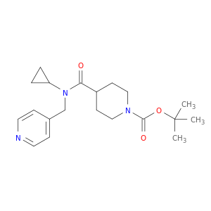 4-(环丙基-吡啶-4-基甲基-氨基甲酰)-哌啶-1-羧酸叔丁酯