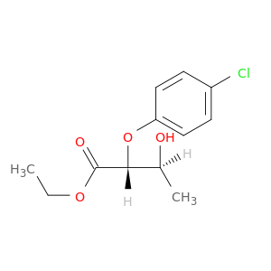 Butanoic acid, 2-(4-chlorophenoxy)-3-hydroxy-, ethyl ester, (2R,3S)-