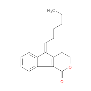 Indeno[1,2-c]pyran-1(3H)-one, 5-hexylidene-4,5-dihydro-, (5Z)-