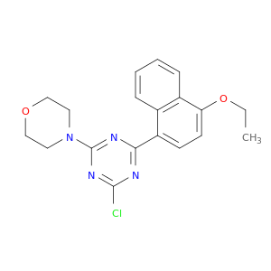 1,3,5-Triazine, 2-chloro-4-(4-ethoxy-1-naphthalenyl)-6-(4-morpholinyl)-