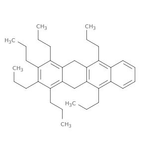 Naphthacene, 5,12-dihydro-1,2,3,4,6,11-hexapropyl-