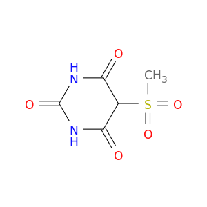 2,4,6(1H,3H,5H)-Pyrimidinetrione, 5-(methylsulfonyl)-