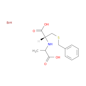 L-Cysteine, N-(1-carboxyethyl)-S-(phenylmethyl)-, hydrobromide
