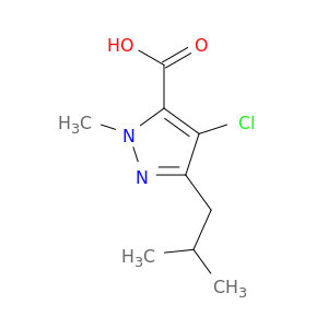 4氯-3-异丁基-1-甲基吡唑-5-甲酸