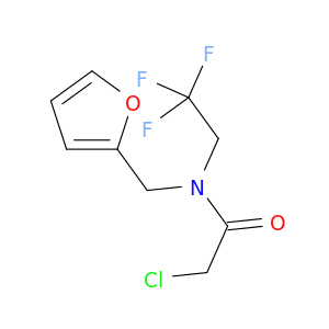 2-氯-N-(2-呋喃基甲基)-N-(2,2,2-三氟乙基)乙酰胺