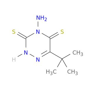 1,2,4-Triazine-3,5(2H,4H)-dithione, 4-amino-6-(1,1-dimethylethyl)-