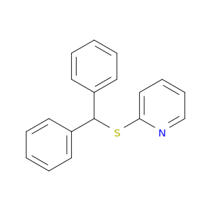 Pyridine, 2-[(diphenylmethyl)thio]-