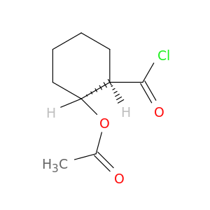 Cyclohexanecarbonylchloride, 2-(acetyloxy)-, cis- (9CI)