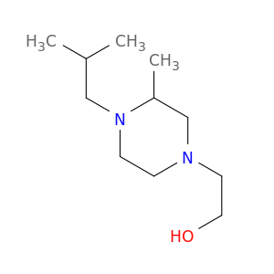 2-[3-methyl-4-(2-methylpropyl)piperazin-1-yl]ethanol