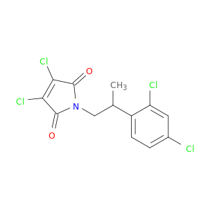 1H-Pyrrole-2,5-dione, 3,4-dichloro-1-[2-(2,4-dichlorophenyl)propyl]-