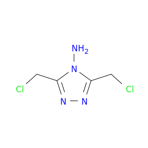 4H-1,2,4-Triazol-4-amine, 3,5-bis(chloromethyl)-