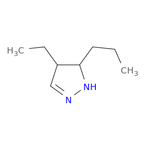 1H-Pyrazole, 4-ethyl-4,5-dihydro-5-propyl-