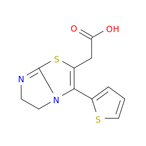 2-[3-(Thiophen-2-yl)-5H,6H-imidazo[2,1-b][1,3]thiazol-2-yl]acetic acid