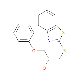 2-Propanol, 1-(2-benzothiazolylthio)-3-phenoxy-