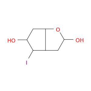2H-Cyclopenta[b]furan-2,5-diol, hexahydro-4-iodo-