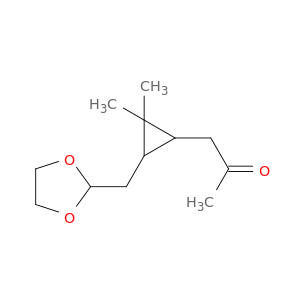 2-Propanone, 1-[3-(1,3-dioxolan-2-ylmethyl)-2,2-dimethylcyclopropyl]-