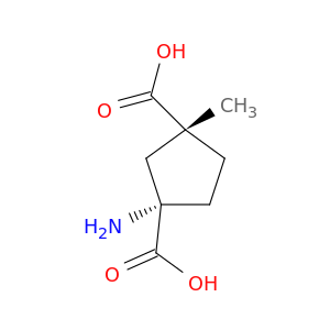1,3-Cyclopentanedicarboxylicacid, 1-amino-3-methyl-, (1S,3R)-