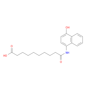 Decanoic acid, 10-[(4-hydroxy-1-naphthalenyl)amino]-10-oxo-