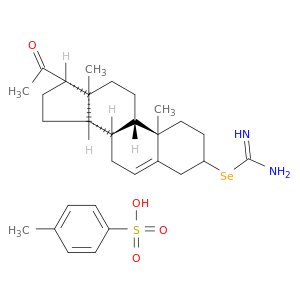 20-oxopregn-5-en-3-yl carbamimidoselenoate 4-methylbenzenesulfonate(1:1)