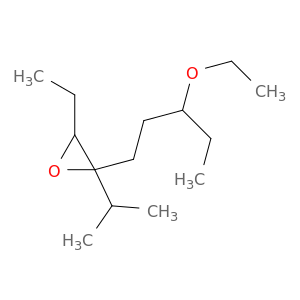 Oxirane, 2-(3-ethoxypentyl)-3-ethyl-2-(1-methylethyl)-
