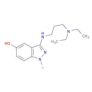 1H-Indazol-5-ol, 3-[[3-(diethylamino)propyl]amino]-