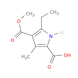 5-Ethyl-4-(methoxycarbonyl)-3-methyl-1H-pyrrole-2-carboxylic Acid