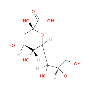 (2R,4S,5R,6R)-2,4,5-trihydroxy-6-[(1R,2R)-1,2,3-trihydroxypropyl]oxane-2-carboxylic acid