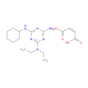 N6-CYCLOHEXYL-N4,N4-DIETHYL-1,3,5-TRIAZINE-2,4,6-TRIAMINE MALEATE