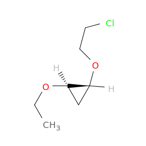 Cyclopropane, 1-(2-chloroethoxy)-2-ethoxy-, trans-