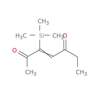 3-Heptene-2,5-dione, 3-(trimethylsilyl)-