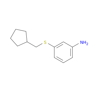 3-[(cyclopentylmethyl)sulfanyl]aniline