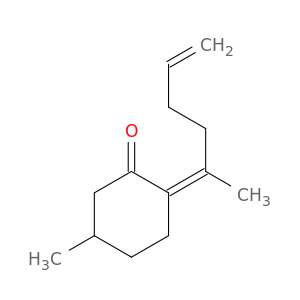 Cyclohexanone, 5-methyl-2-(1-methyl-4-pentenylidene)-, (Z)-