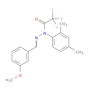 2,2,2-三氟乙酸 1-(2,4-二甲基苯基)-2-[(3-甲氧基苯基)亚甲基]酰肼